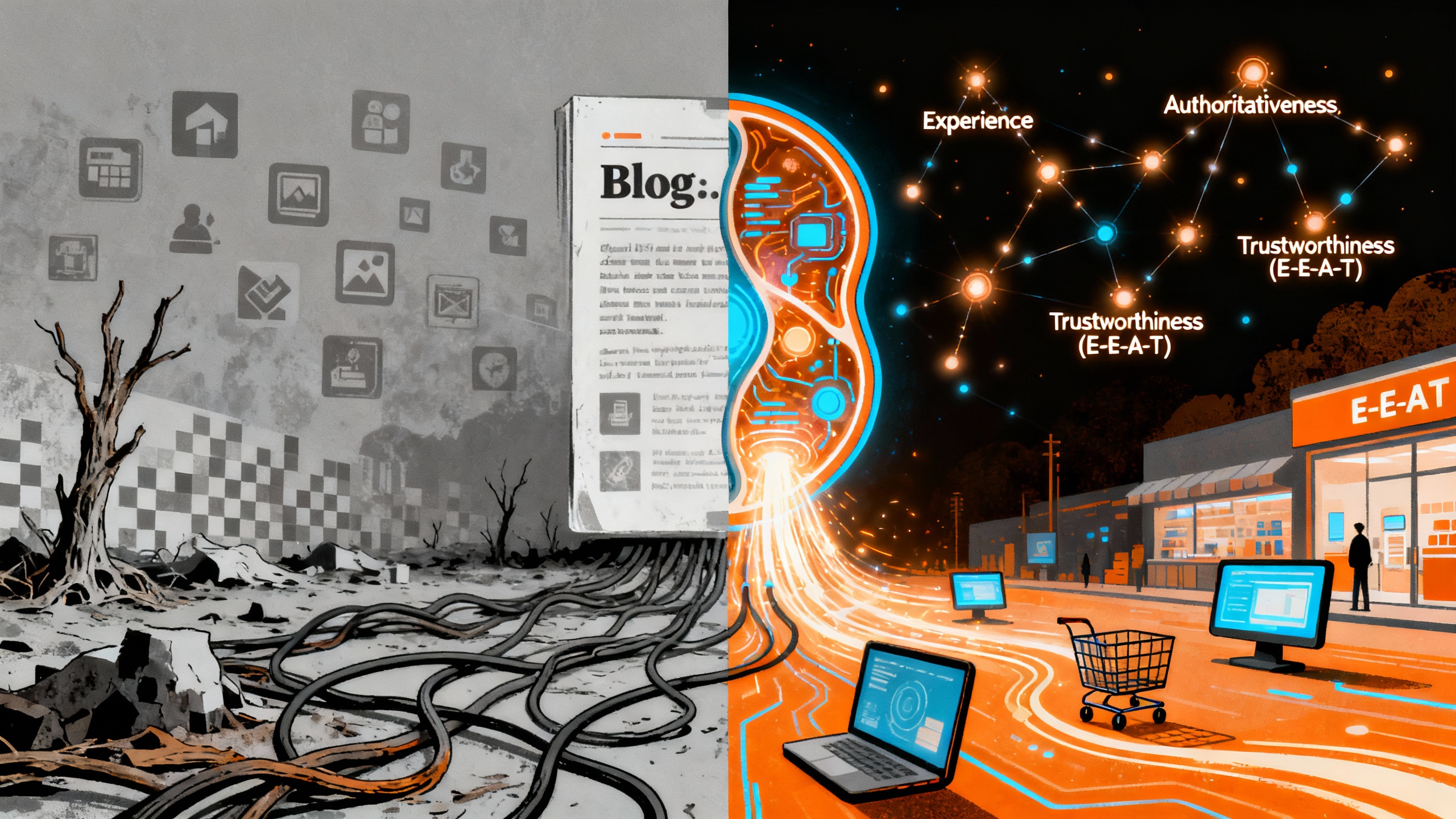 Dejar de Bloguear para tu Ecommerce en la Era de la IA